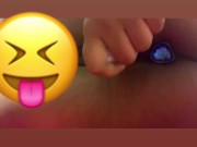 Thick Ebony Milf Anal Training W/ Butt Plug 