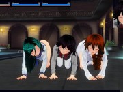 3D HENTAI ORGY three beauties cum with you 8/16