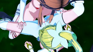 Sword Art Online - Futa Asuna X Leafa 3D Hentai