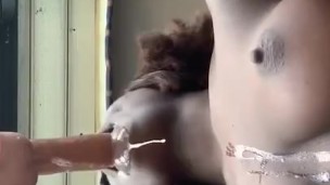 Kokokonako deepthroats new and favorite toy