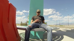 Finding random public places around Albuquerque to piss my jeans - almost caught