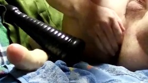 Pup fen playing with his pussy