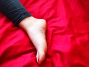 Masturbating My Tight Pussy And Asshole In Bed Ripped Jeans