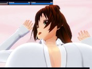 3D HENTAI POV redhead little sister rides your dick 1/16
