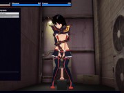 3D HENTAI Ryuko Matoi rides a dildo 1/16