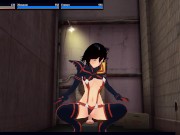 3D HENTAI Ryuko Matoi rides a dildo 10/16