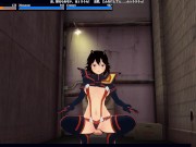 3D HENTAI Ryuko Matoi rides a dildo 11/16