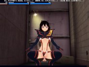 3D HENTAI Ryuko Matoi rides a dildo 7/16