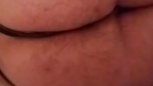 Closet Shemale takes shower and shakes ass!$