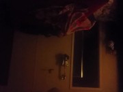 coworker should have known not to leave me alone with his big tit slut wife. 1/16