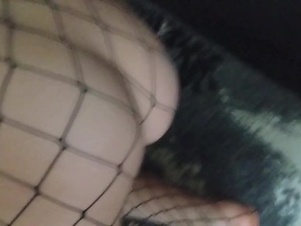 Quicky with the Slutty Fishnet Wearing College Student