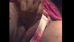 I rub my smooth juicy pussy to a pulsating orgasm in the car