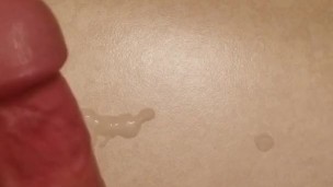 Stroking my cock until I explode before shower time
