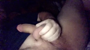 Short clip of me stroking my cock 