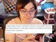 VLOG: Sex Toy Unboxing & Review! FondLove Vibrating Kegel Balls (Part 1) 1/16