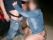 Dogging - Follamos a mi mujer delante de público y la lleno de semen Parte 4/4 7/16