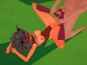 She Ra - Catra footjob (3D Hentai)