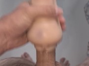 Wet shower creampie