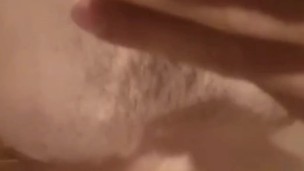 Morning jerking off routine with big arabic dick