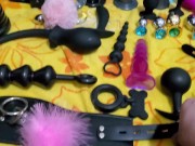 Our toy collection. Comment suggestions for what toys and how you want them used in our next video 5/16