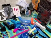 Our toy collection. Comment suggestions for what toys and how you want them used in our next video 9/16