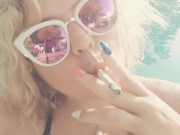 Smoking Newport 5/16