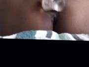 Squirted all over my new bed 8/16