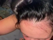 Gagging on his big black cock 10/16