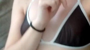 Fingering, just your girl next door too naughty