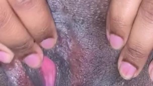 Playing with my clit 