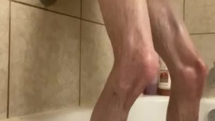 Masterbating in shower with chmshot