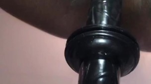 Playing with my pussy in the mirror