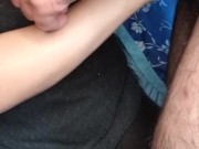 MILF GIVES BEST HANDJOB WITH TIT CUMSHOT 2/16