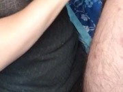 MILF GIVES BEST HANDJOB WITH TIT CUMSHOT