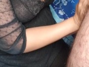 MILF GIVES BEST HANDJOB WITH TIT CUMSHOT 7/16