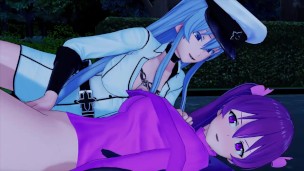 FUTA Esdeath X MINE (3D HENTAI)
