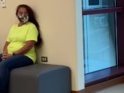 College Girl in Public, at School 7/16