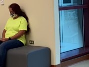 College Girl in Public, at School 8/16