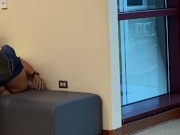 College Girl in Public, at School 9/16