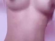 whimpering asian teen bouncing tits for daddy