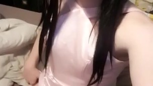 CD Femboy in pink dress