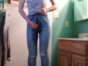 Standing Piss Into A Sink 12/16