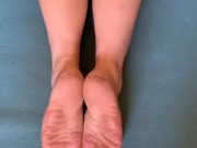 Kay practices some yoga 10/16