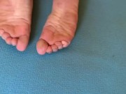 Kay practices some yoga 13/16