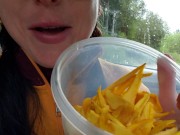 SFW Eating My Lunch In My Car 5/16