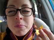 SFW Eating My Lunch In My Car 7/16