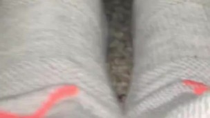 Cute Teen in sporty Socks