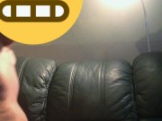 Cumshot on my chest at my mates house 4/16