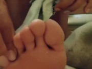 My stepsisters dirty socks I wore.. It smells like cheese! 11/16