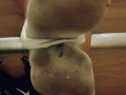 My stepsisters dirty socks I wore.. It smells like cheese! 6/16